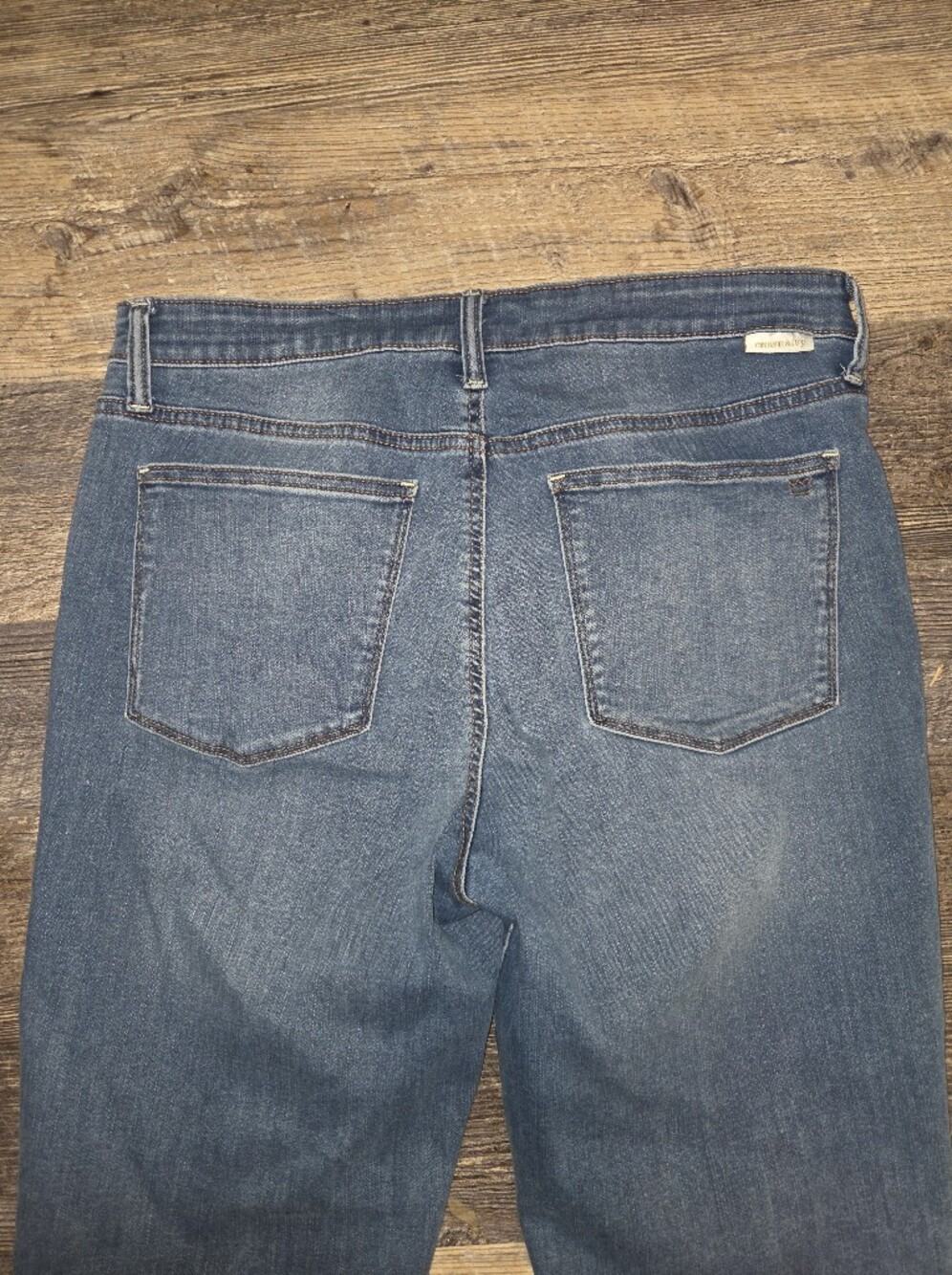 Crown & Ivy Mid Rise Straight Leg Jeans - Picture 11 of 11